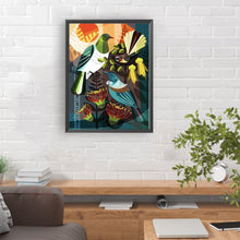 Load image into Gallery viewer, Diamond Painting - Full Round - Geometry pigeon sparrow (30*40CM)