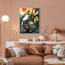 Load image into Gallery viewer, Diamond Painting - Full Round - Geometry pigeon sparrow (30*40CM)