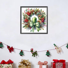 Load image into Gallery viewer, Diamond Painting - Full Round - Green wreaths (40*40CM)