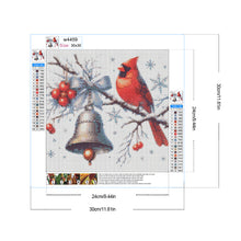 Load image into Gallery viewer, Diamond Painting - Full Round - Winter cardinals (30*30CM)