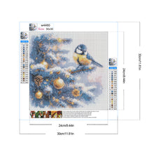 Load image into Gallery viewer, Diamond Painting - Full Round - Winter birds (30*30CM)