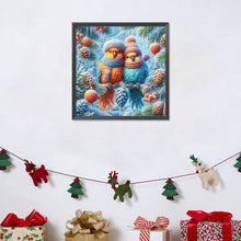 Load image into Gallery viewer, Diamond Painting - Full Round - Winter parrots (30*30CM)