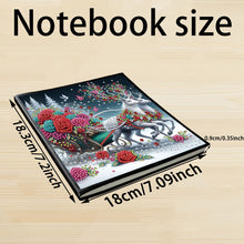 Load image into Gallery viewer, Special Shaped Animals Diamond Painting Diary Book A5 Diamond Painting Notebooks