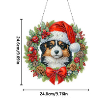 Load image into Gallery viewer, Acrylic Special Shape Christmas Diamond Painting Hanging Pendant for Wall Window