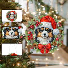 Load image into Gallery viewer, Acrylic Special Shape Christmas Diamond Painting Hanging Pendant for Wall Window