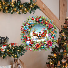 Load image into Gallery viewer, Acrylic Special Shape Christmas Diamond Painting Hanging Pendant for Wall Window