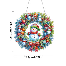 Load image into Gallery viewer, Acrylic Special Shape Christmas Diamond Painting Hanging Pendant for Wall Window
