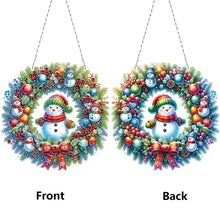 Load image into Gallery viewer, Acrylic Special Shape Christmas Diamond Painting Hanging Pendant for Wall Window
