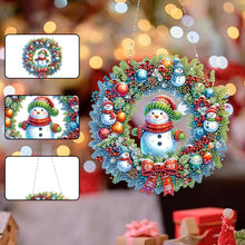 Load image into Gallery viewer, Acrylic Special Shape Christmas Diamond Painting Hanging Pendant for Wall Window