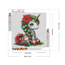 Load image into Gallery viewer, Diamond Painting - Full Round - Christmas unicorns (30*30CM)
