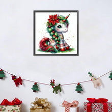 Load image into Gallery viewer, Diamond Painting - Full Round - Christmas unicorns (30*30CM)