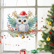 Load image into Gallery viewer, Acrylic Special Shape Christmas Animal Diamond Painting Ornaments for Art Crafts