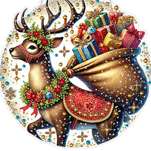 Load image into Gallery viewer, Acrylic Special Shape Christmas Animal Diamond Painting Ornaments for Art Crafts