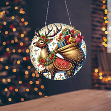 Load image into Gallery viewer, Acrylic Special Shape Christmas Animal Diamond Painting Ornaments for Art Crafts
