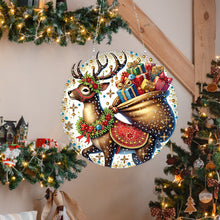 Load image into Gallery viewer, Acrylic Special Shape Christmas Animal Diamond Painting Ornaments for Art Crafts