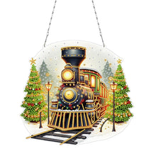Load image into Gallery viewer, Acrylic Special Shape Christmas Animal Diamond Painting Ornaments for Art Crafts