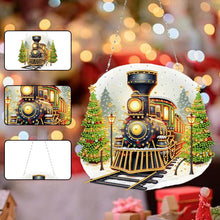 Load image into Gallery viewer, Acrylic Special Shape Christmas Animal Diamond Painting Ornaments for Art Crafts