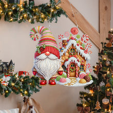 Load image into Gallery viewer, Acrylic Special Shape Christmas Animal Diamond Painting Ornaments for Art Crafts