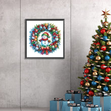 Load image into Gallery viewer, Diamond Painting - Partial Special Shaped - Christmas wreaths (30*30CM)