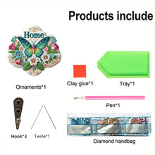 Load image into Gallery viewer, Hummingbird Butterfly Diamond Art Hanging Hooks DIY Diamond Painting Art Hooks