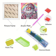 Load image into Gallery viewer, Diamond Painting - Partial Special Shaped - Pink Santa Claus (with framed) (2*19.2CM)