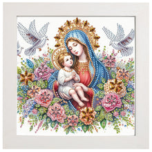 Load image into Gallery viewer, Diamond Painting - Partial Special Shaped - Madonna and child (with framed) (2*19.2CM)