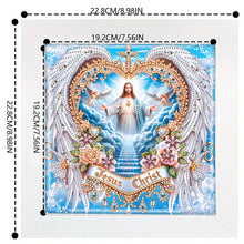 Load image into Gallery viewer, Diamond Painting - Partial Special Shaped - Jesus (with framed) (2*19.2CM)