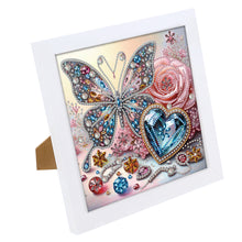Load image into Gallery viewer, Diamond Painting - Partial Special Shaped - Gem butterfly (with framed) (2*19.2CM)