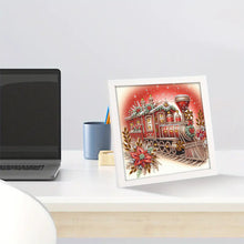 Load image into Gallery viewer, Diamond Painting - Partial Special Shaped - Red Christmas train (with framed) (2*19.2CM)