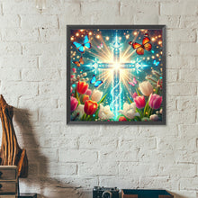 Load image into Gallery viewer, Diamond Painting - Full Round - Crosses and tulips (40*40CM)