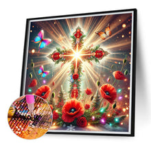 Load image into Gallery viewer, Diamond Painting - Full Round - Crosses and poppies (40*40CM)