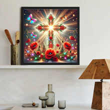 Load image into Gallery viewer, Diamond Painting - Full Round - Crosses and poppies (40*40CM)