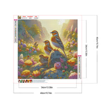 Load image into Gallery viewer, Diamond Painting - Full Round - Flowers and birds (40*40CM)