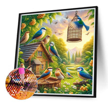 Load image into Gallery viewer, Diamond Painting - Full Round - Birds' cozy nest (40*40CM)