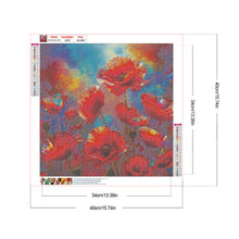 Load image into Gallery viewer, Diamond Painting - Full Round - Poppies (40*40CM)
