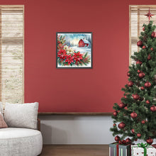 Load image into Gallery viewer, Diamond Painting - Full Round - Christmas flower snow warehouse (40*40CM)