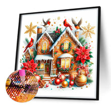 Load image into Gallery viewer, Diamond Painting - Full Round - Christmas cardinal cookie house (40*40CM)