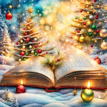 Load image into Gallery viewer, Diamond Painting - Full Round - Christmas tree book (40*40CM)