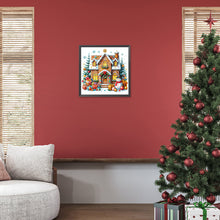 Load image into Gallery viewer, Diamond Painting - Full Round - Christmas snowman cookie house (40*40CM)
