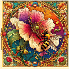 Load image into Gallery viewer, Diamond Painting - Full Round - Bees collecting honey (40*40CM)