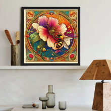 Load image into Gallery viewer, Diamond Painting - Full Round - Bees collecting honey (40*40CM)