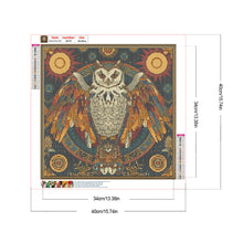 Load image into Gallery viewer, Diamond Painting - Full Round - Owl (40*40CM)