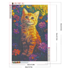 Load image into Gallery viewer, Diamond Painting - Full Round - Orange cat (40*60CM)