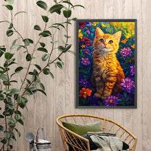 Load image into Gallery viewer, Diamond Painting - Full Round - Orange cat (40*60CM)