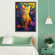Load image into Gallery viewer, Diamond Painting - Full Round - Orange cat (40*60CM)