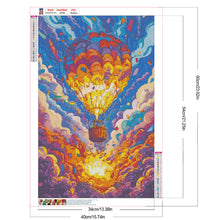 Load image into Gallery viewer, Diamond Painting - Full Round - Hot air balloon (40*60CM)