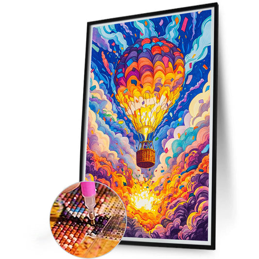 Diamond Painting - Full Round - Hot air balloon (40*60CM)