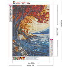 Load image into Gallery viewer, Diamond Painting - Full Round - Paper quilling landscape (30*40CM)