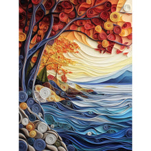 Load image into Gallery viewer, Diamond Painting - Full Round - Paper quilling landscape (30*40CM)