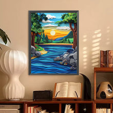Load image into Gallery viewer, Diamond Painting - Full Round - Paper quilling landscape (30*40CM)